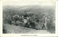 Blacksville, W. Va. and Pa West Virginia Postcard Postcard