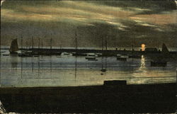 Sunrise, Old Harbor Postcard