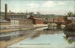 Farrell Foundry & Machine Shop Ansonia, CT Postcard Postcard