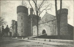 Mass. State Armory New Bedford, MA Postcard Postcard