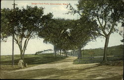 Stage Fort Park Gloucester, MA Postcard Postcard