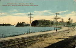 Metropolitan Water Works Framingham, MA Postcard Postcard