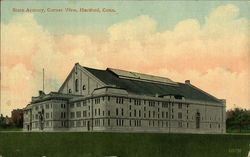 State Armory, Corner View Postcard