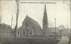 Bethany Congregational Church Montpelier, VT Postcard Postcard