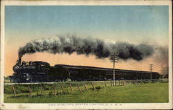 New England States Limited C.V.R.R Postcard