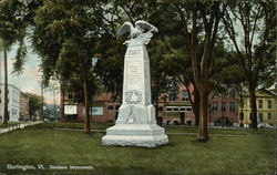 Soldiers Monument Postcard