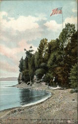 Shelburne Farms, North from Wharf Postcard