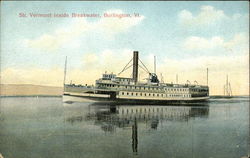 Str. Vermont inside Breakwater Postcard