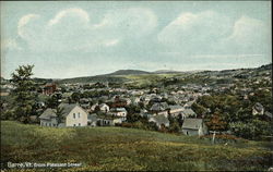 Barre, Vt., From Pleasant Street Postcard