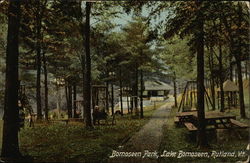 Bomoseen Park, Lake Bomoseen Rutland, VT Postcard Postcard