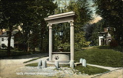 Well's Fountain Brattleboro, VT Postcard Postcard