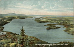 Memphremagog North from Owl's Head Postcard