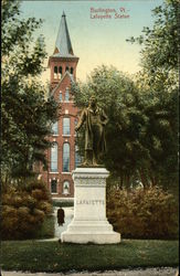 Lafayette Statue Postcard