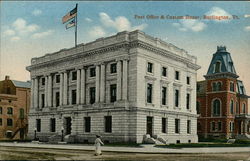 Post Office and Custom House Burlington, VT Postcard Postcard