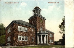 Cana Street School Brattleboro, VT Postcard Postcard