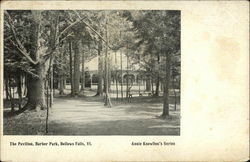 The Pavillion, Barber Park Bellows Falls, VT Postcard Postcard