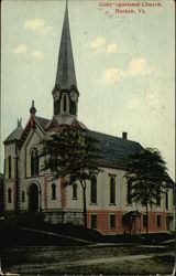 Congregational Church Barton, VT Postcard Postcard