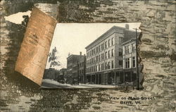 View on Main Street Postcard