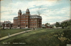 Goddard Seminary Barre, VT Postcard Postcard