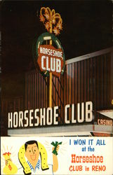 Horseshoe Club Reno, NV Postcard Postcard