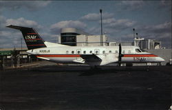 US Air Express - Embraer 120RT Brasilia Aircraft Postcard Postcard