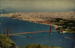 The Golden Gate Bridge San Francisco, CA Postcard Postcard