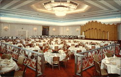 The Emerald Room at the Shamrock Hilton Postcard