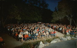 Camp Fire Theatre in Pfeiffer Big Sur State Park on California State Highway #1 Postcard Postcard