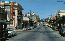 Washington Street Sonora, CA Postcard Postcard