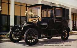 1908 Charron French Taxi Postcard