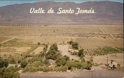 Valle de Santo Tomas, The Valley of Santo Tomas Postcard