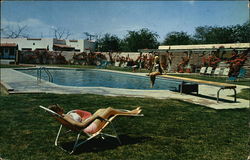 Del Camino Motor Hotel El Paso, TX Postcard Postcard