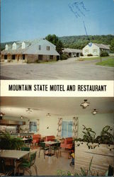 Mountain State Motel and Restaurant Berkeley Springs, WV Postcard Postcard