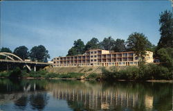 Riverside Motel Postcard