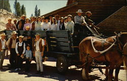 Ponderosa Ranch of Bonanza TV Famr Postcard