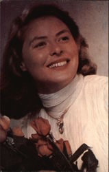 Ingrid Bergman Actresses Postcard Postcard