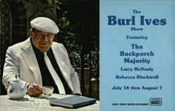 The Burl Ives Show at the Circus Room Theater Restaurant Postcard