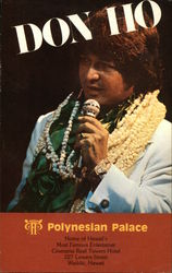 Don Ho - At the Polynesian Palace Waikiki, HI Performers & Groups Postcard Postcard