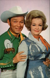 Roy Rogers and Dale Evans Actors Postcard Postcard