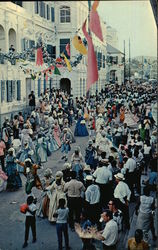 Carnival Parade by Government House, Three Kings' Day St. Croix, U.S. Virgin Islands Caribbean Islands Postcard Postcard