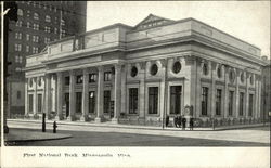 First National Bank Postcard