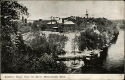 Soldiers' Home From the River Minneapolis, MN Postcard Postcard