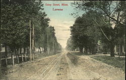 Estey Street Luverne, MN Postcard Postcard