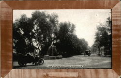 Lake of Isles Boulevard Minneapolis, MN Postcard Postcard