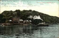 Old Chain Ferry Kingston, NY Postcard Postcard