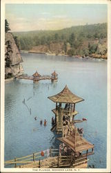 The Plunge Mohonk Lake, NY Postcard Postcard