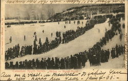 Skiing on Mount Royal Postcard