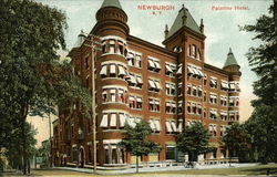 Palatine Hotel Newburgh, NY Postcard Postcard