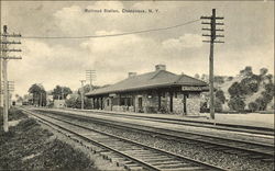 Railroad Station Postcard