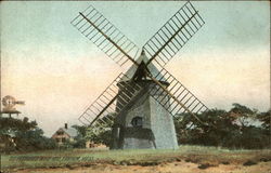 Old Fashioned Wind Mill Postcard